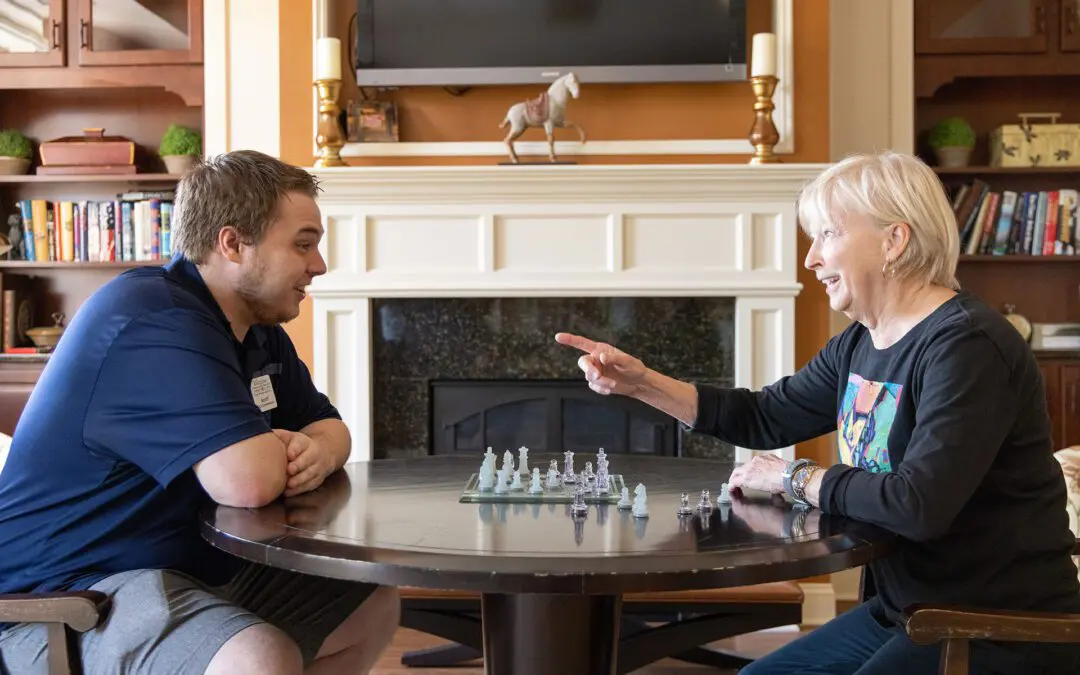 WhiteStone Residents Find a Worthy Chess Opponent in 29-Year-Old Team Member