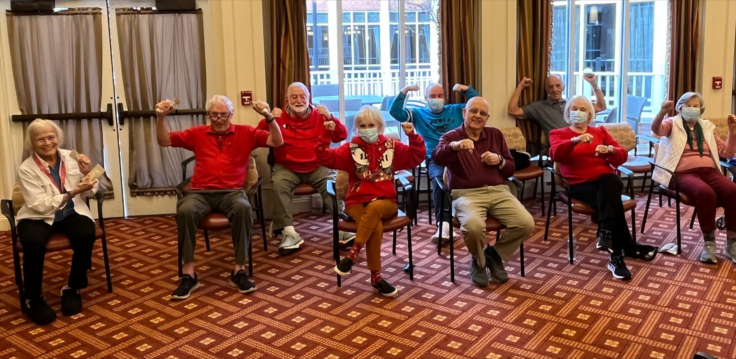 whitestone seated boxing class