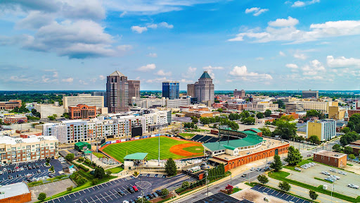 Greensboro skyline during the day